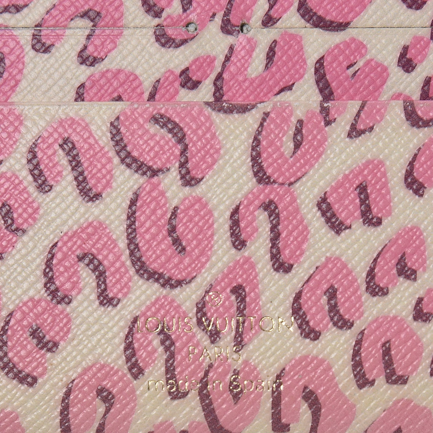 Monogram Leopard Insolite Wallet Blanc Corail