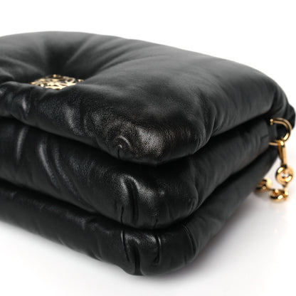 Loewe Lambskin Small Goya Puffer Bag Black 9 of 9