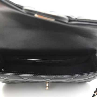 Chanel Lambskin Quilted Small My Precious Flap Black 4 of 8