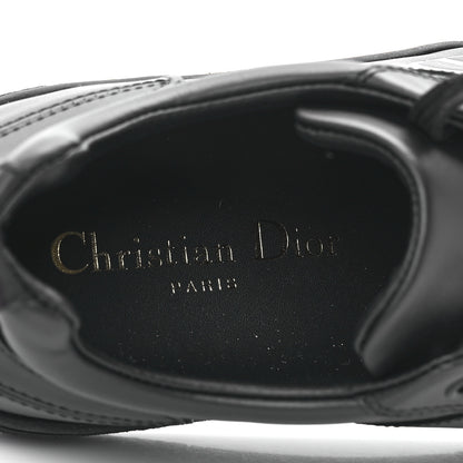 Christian Dior Calfskin Suede Logo Sneakers 35.5 Black 8 of 9