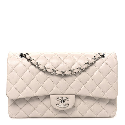 Chanel Caviar Quilted Medium Double Flap Ivory 1 of 10