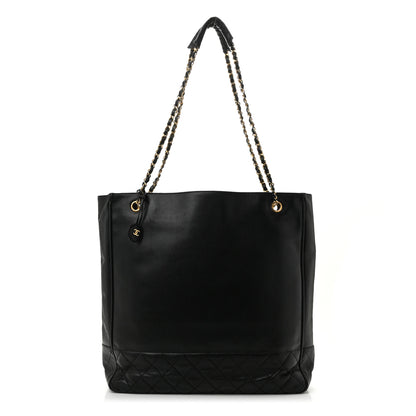 Chanel Lambskin Shopping Tote Black 1 of 12