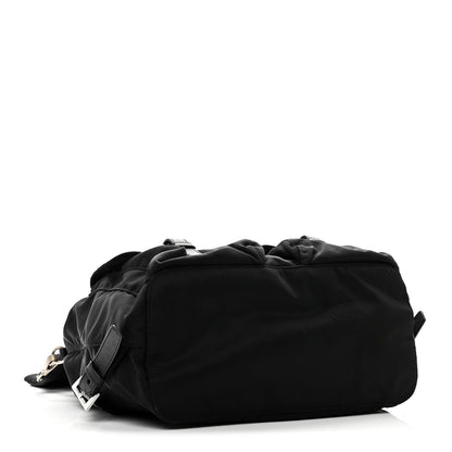 Prada Nylon Vela Medium Backpack Black 4 of 9