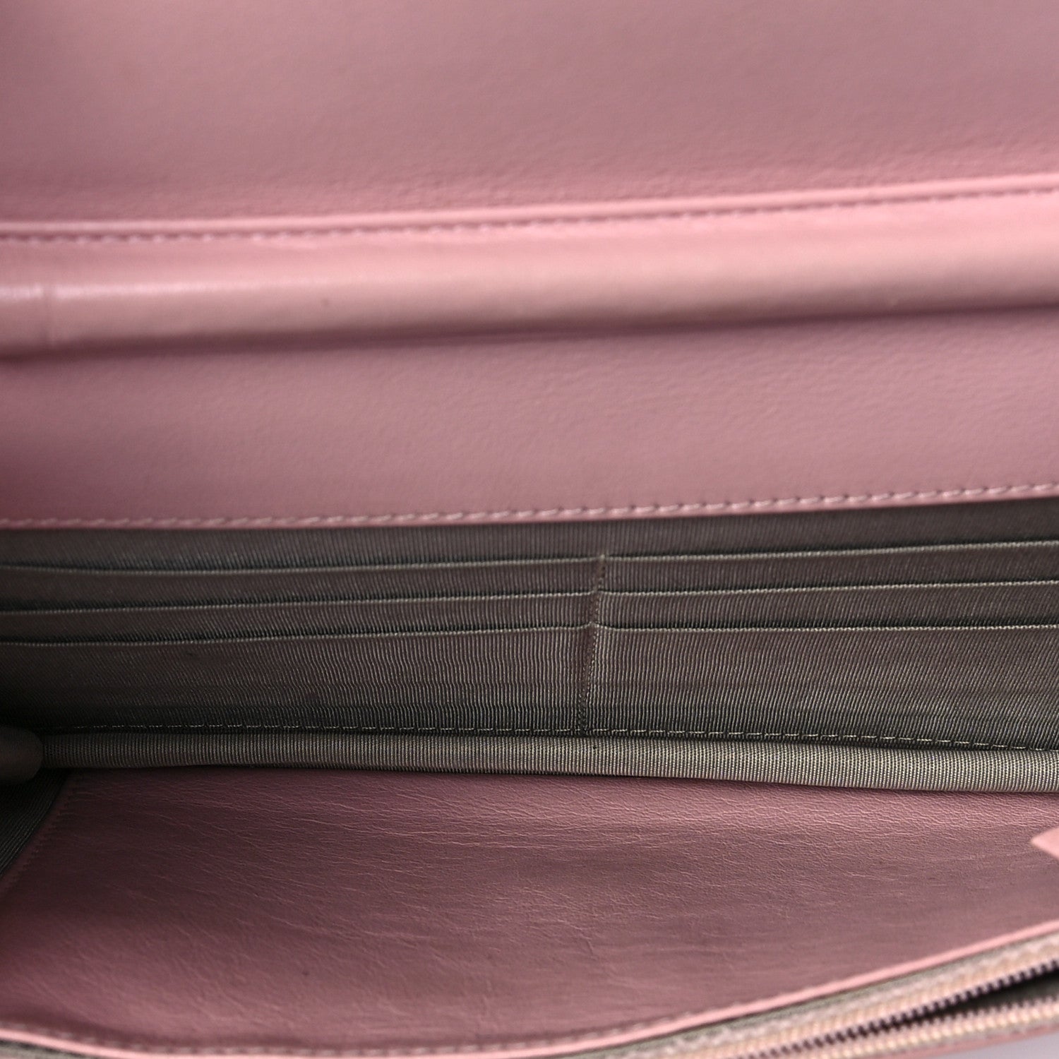 Chanel Caviar Timeless CC Wallet On Chain WOC Pink 5 of 10