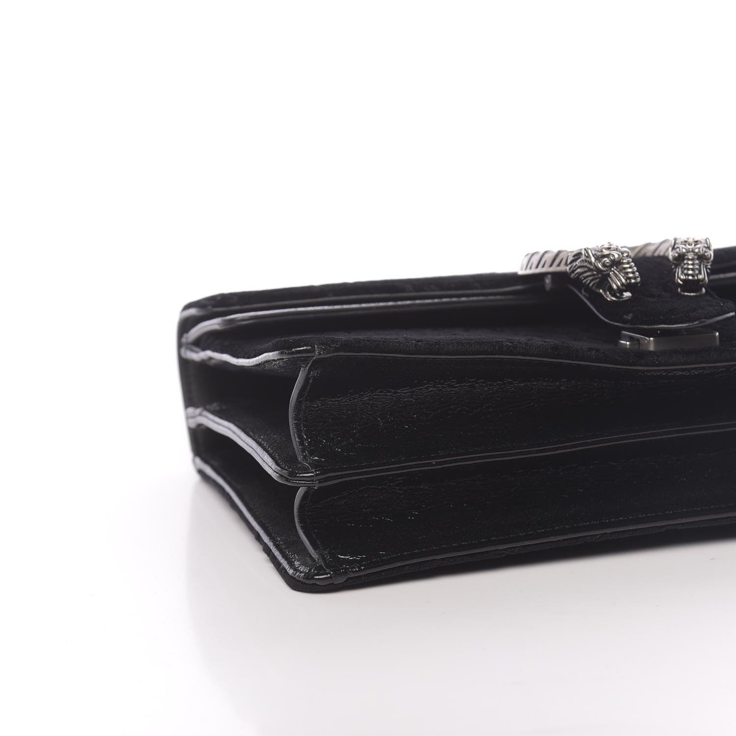 Gucci Velvet GG Monogram Small Dionysus Shoulder Bag Black 8 of 10