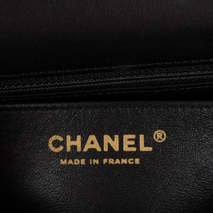 Chanel Lambskin Quilted Mini Rectangular Flap Black 6 of 7