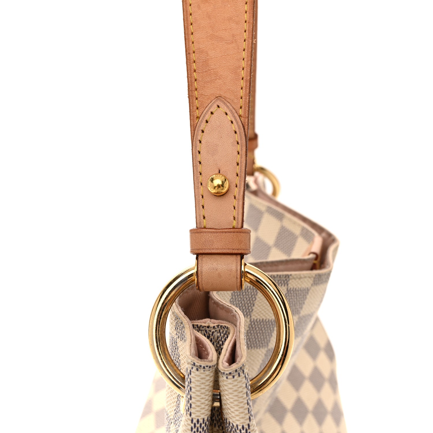 Louis Vuitton Damier Azur Graceful PM Rose Ballerine 11 of 14