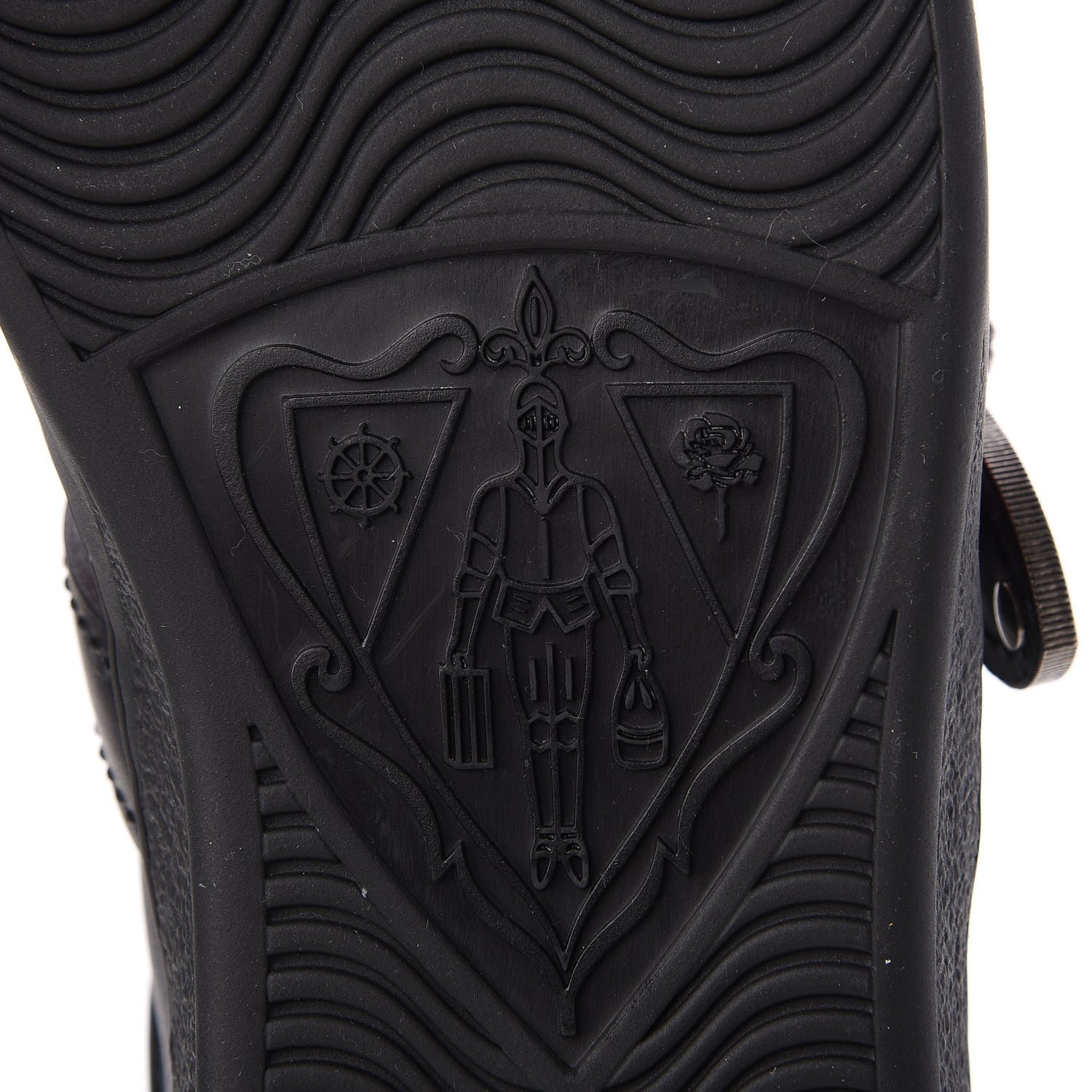 Gucci Calfskin Ayers Web Mens Dionysus High Top Sneakers 9 Black 8 of 11