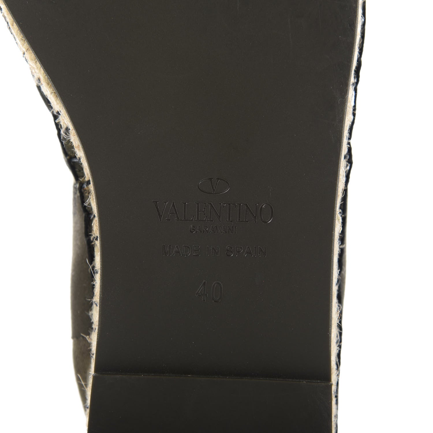 Valentino Garavani Canvas Camouflage Espadrille Flats 40 Army Green 8 of 9
