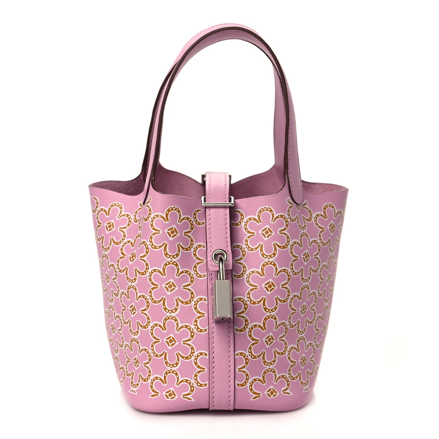Hermes Swift Micro Lucky Daisy Picotin Lock Mauve Sylvestre 1 of 11
