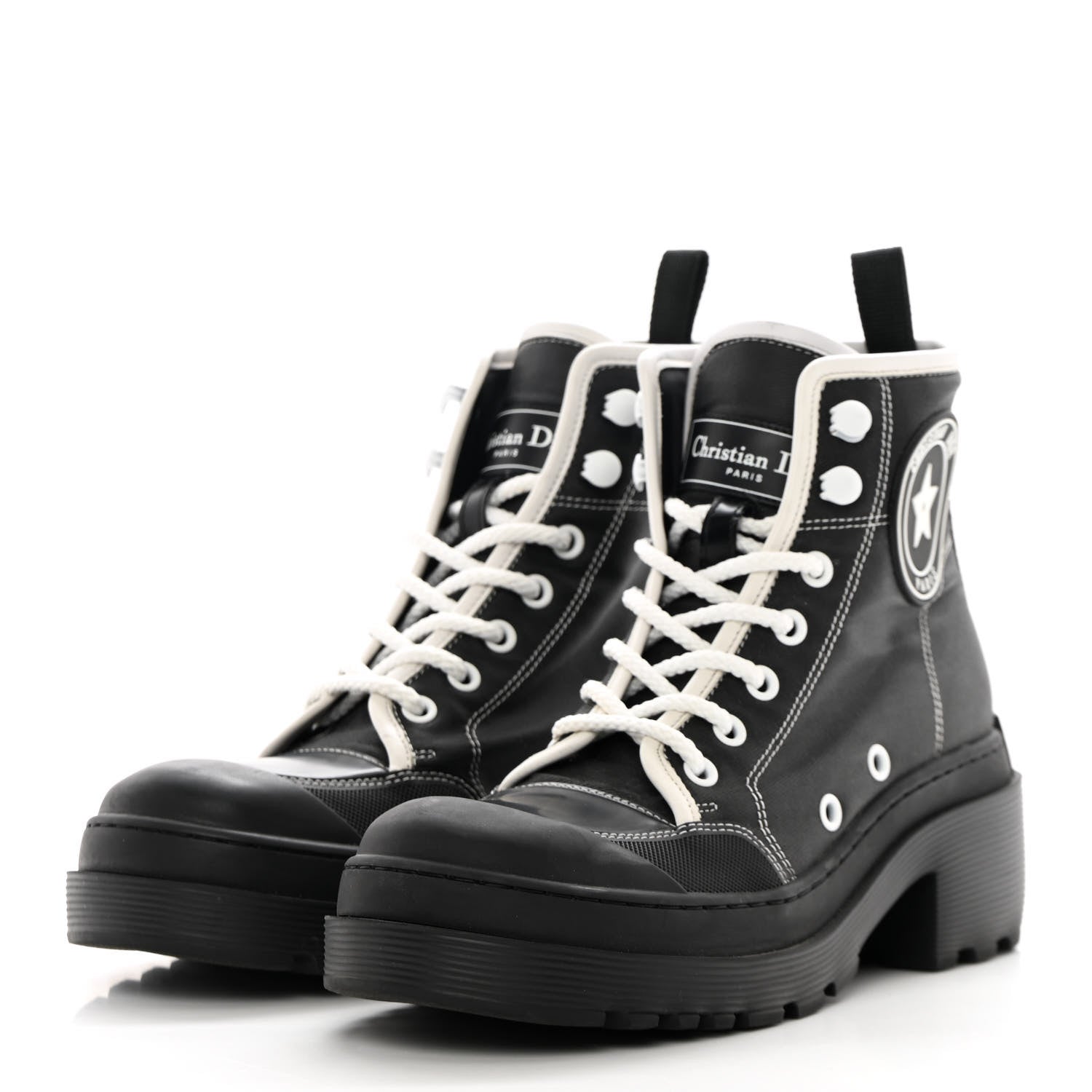 Christian Dior Technical Fabric D-Rise 35mm Boots 35 Black 3 of 13