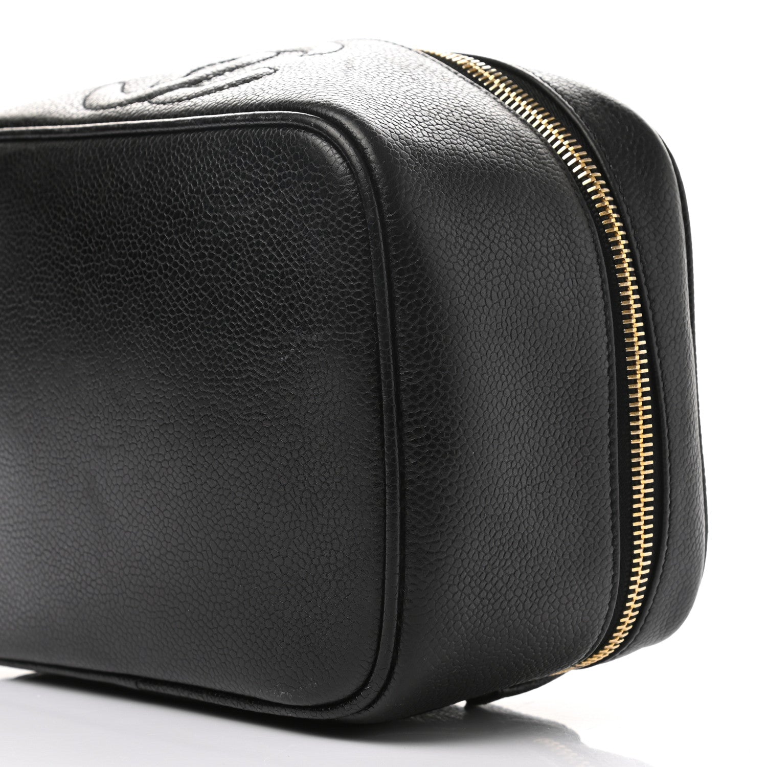 Chanel Caviar Vanity Cosmetic Case Black 10 of 10