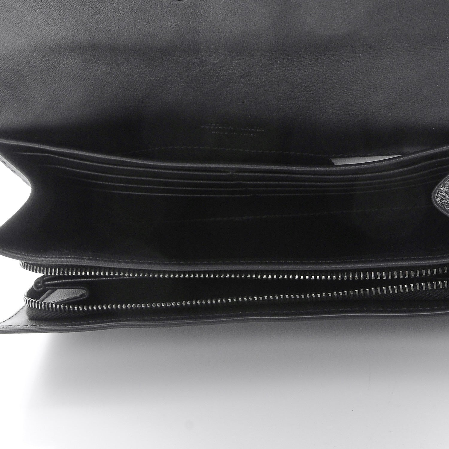 Bottega Veneta Nappa Intrecciato Continental Flap Wallet Nero Black 5 of 9