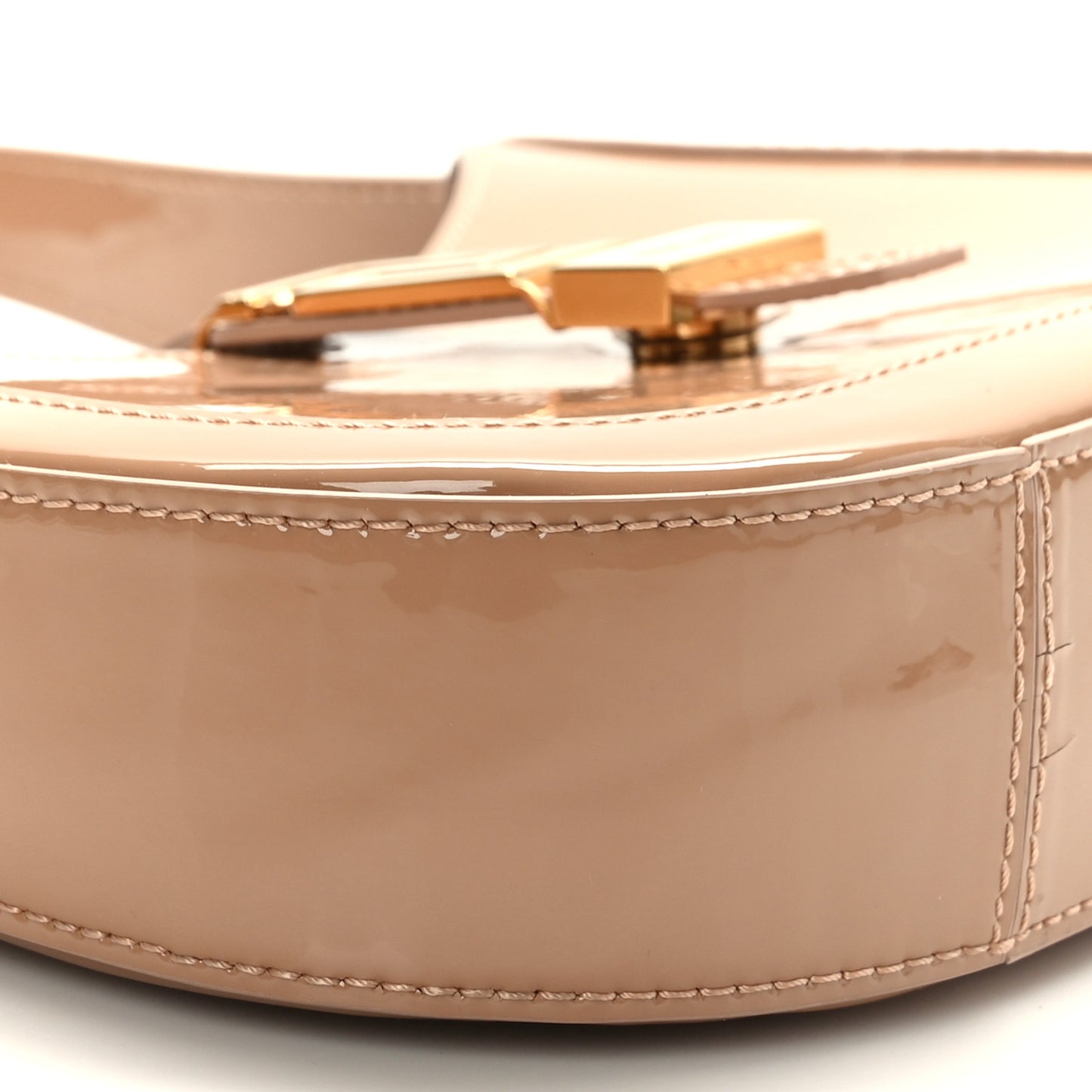 Patent Small Greca Goddess Hobo Blush