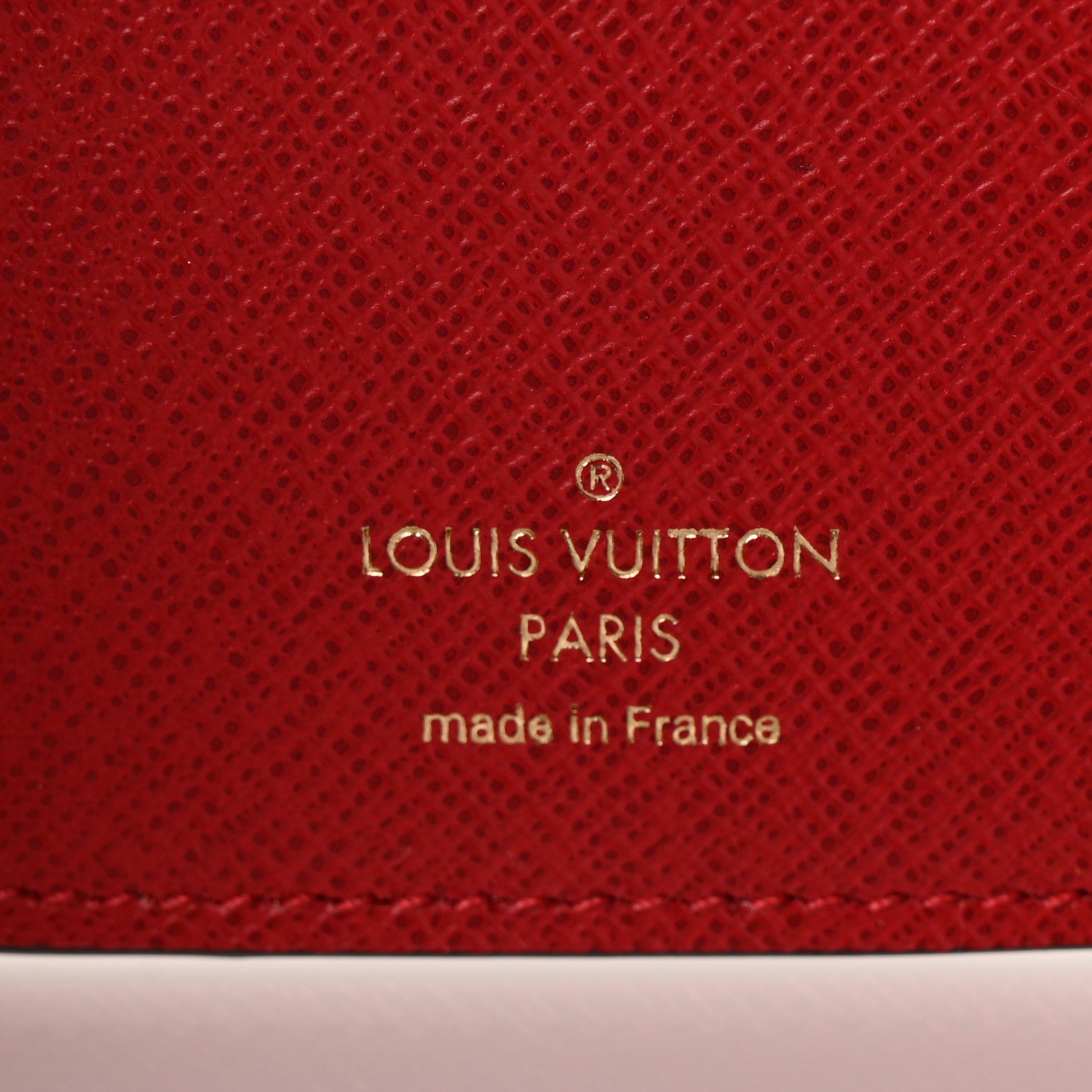 Louis Vuitton Damier Ebene Victorine Wallet Cherry 6 of 7