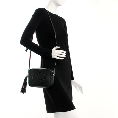 Gucci Pebbled Calfskin Small Soho Disco Bag Black 2 of 7
