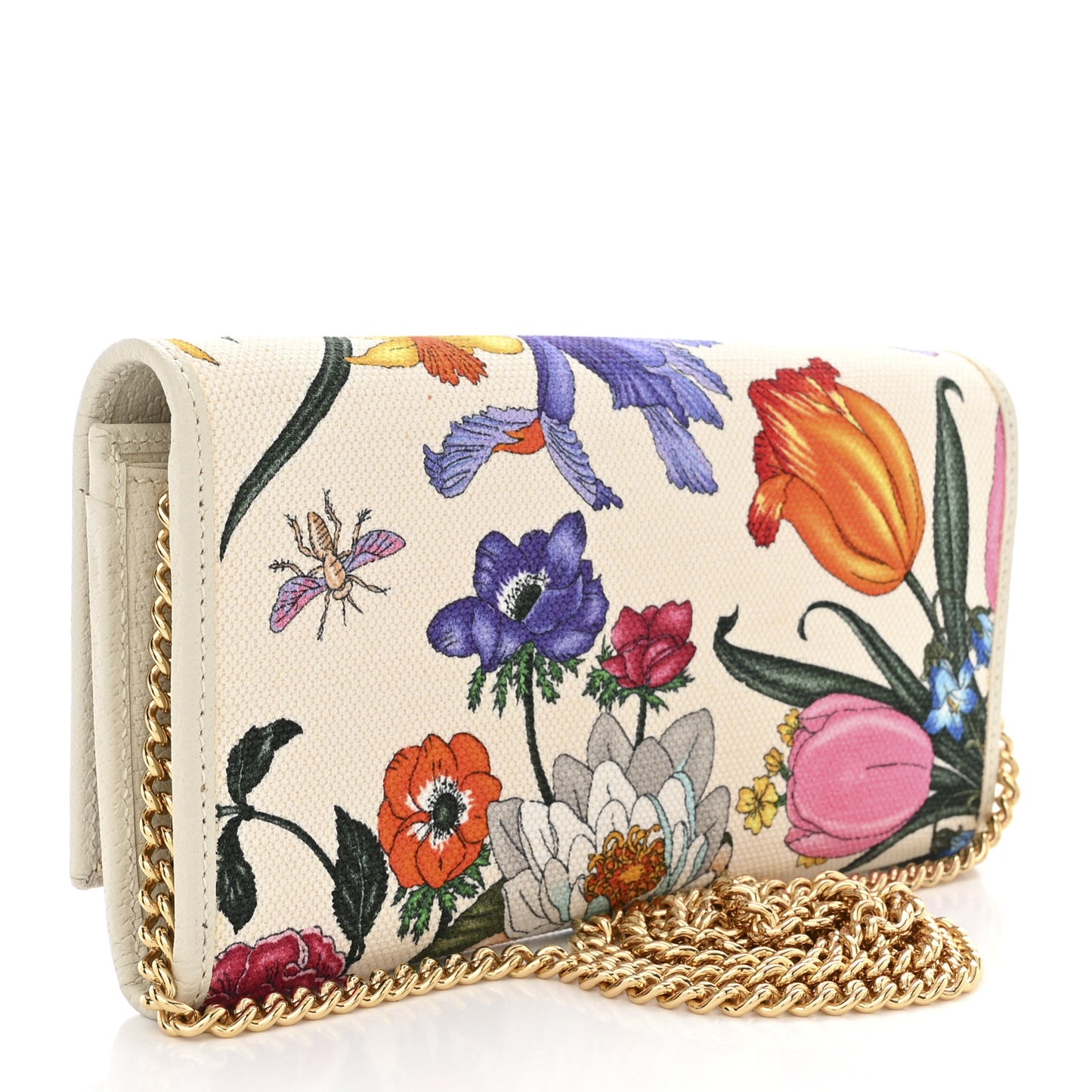Canvas Flora Wallet On Chain White