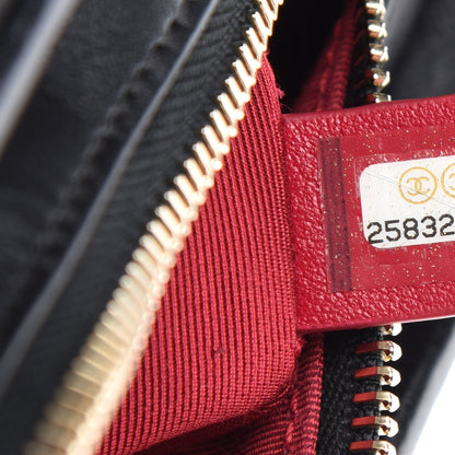 Chanel Aged Calfskin Quilted Small Gabrielle Hobo Black 9 of 11