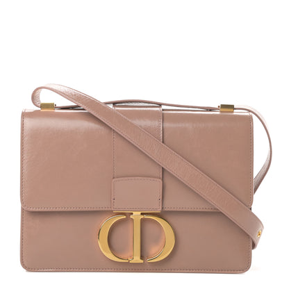 Christian Dior Shiny Crinkled Lambskin 30 Montaigne Flap Bag Fard 1 of 11