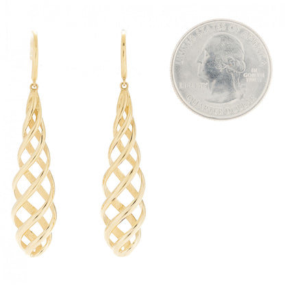 Tiffany 18K Yellow Gold Paloma's Venezia Luce Drop Earrings 2 of 5