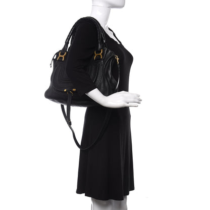 Chloe Calfskin Medium Marcie Satchel Black 2 of 10