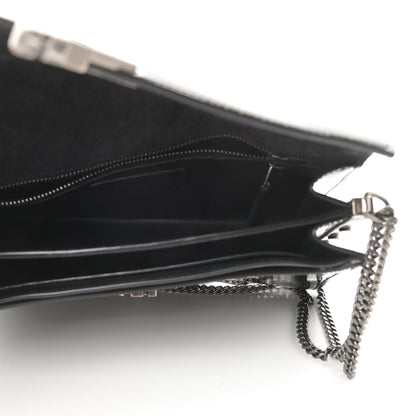 Saint Laurent Patent Monogram Cassandra Clasp Bag Black 5 of 12