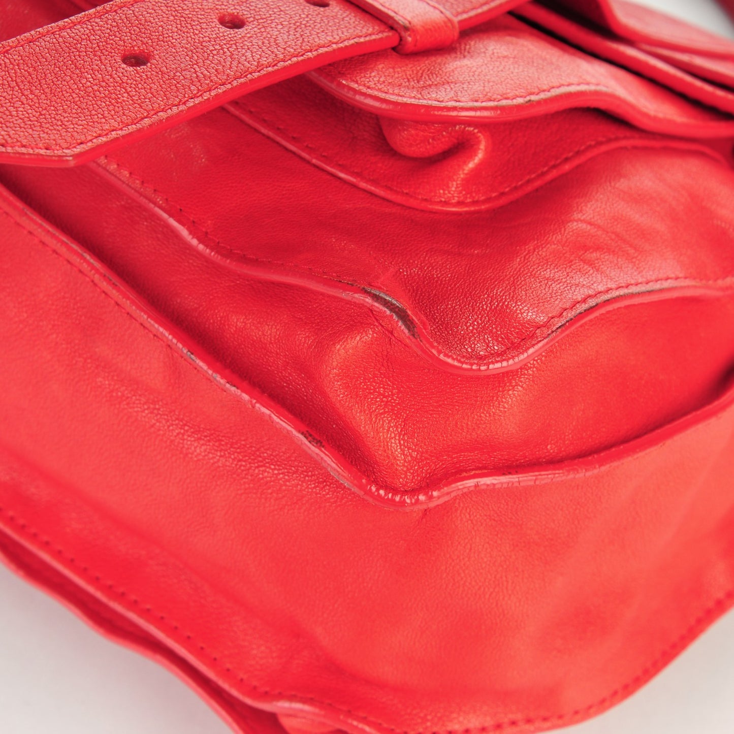 Lambskin Medium PS1 Satchel Lipstick