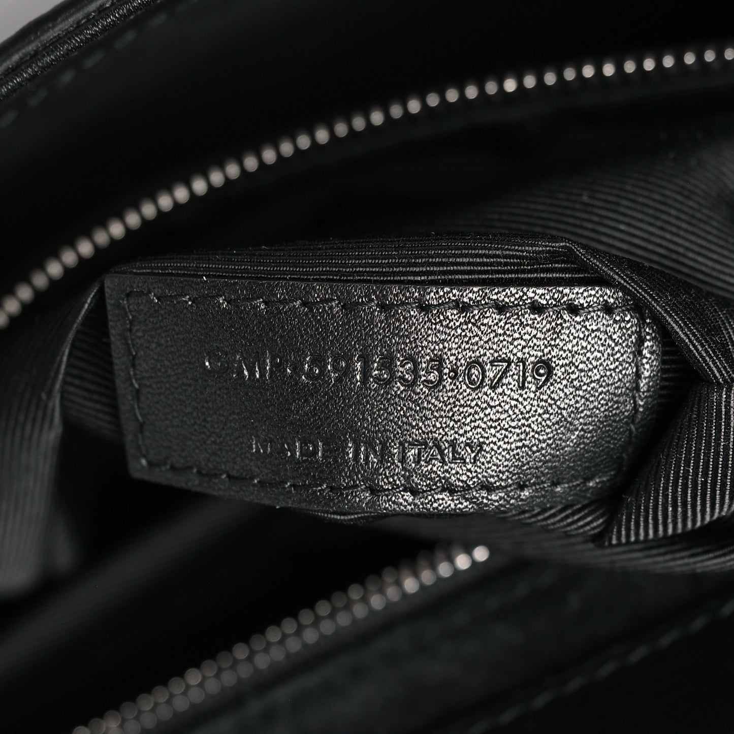 Snakeskin Le 90 Shoulder Bag Black