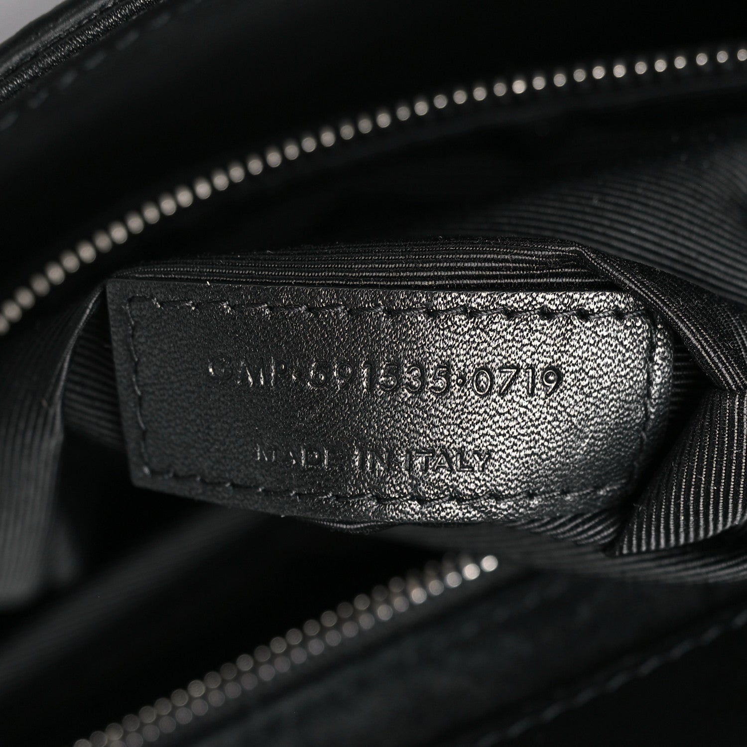Saint Laurent Snakeskin Le 90 Shoulder Bag Black 7 of 9