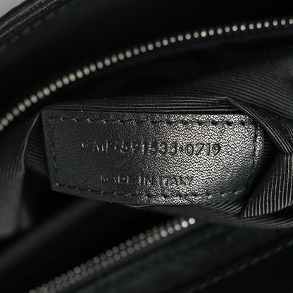 Saint Laurent Snakeskin Le 90 Shoulder Bag Black 7 of 9