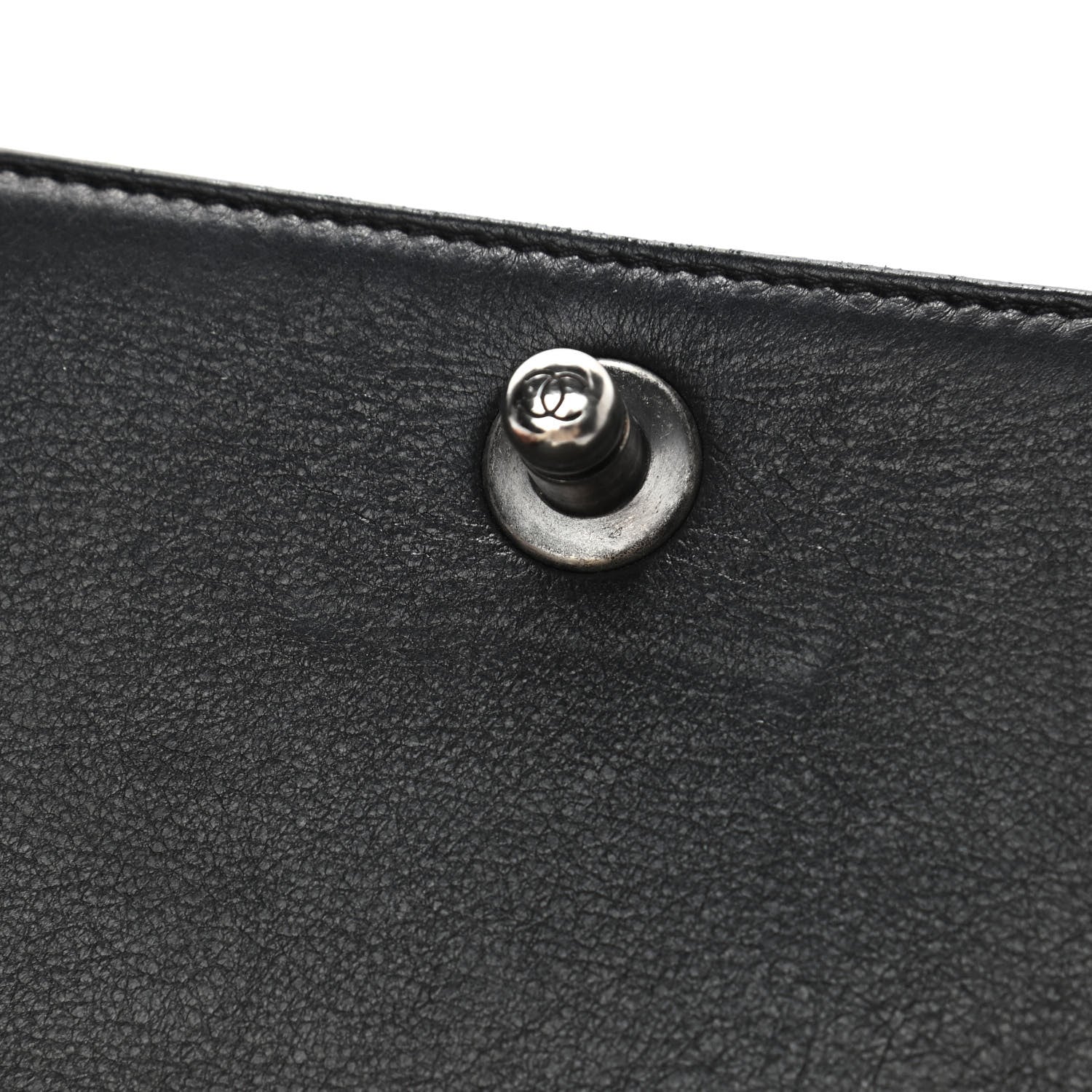 Chanel Calfskin Quilted Medium Boy Flap Black 8 of 9