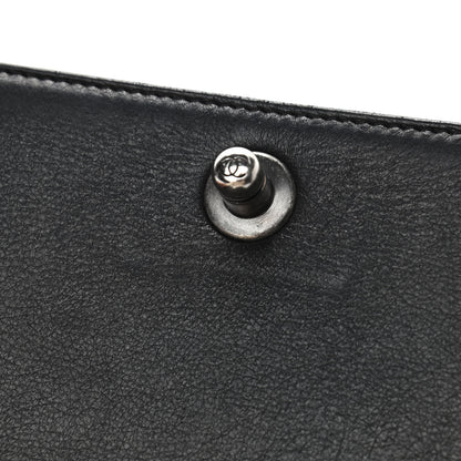 Chanel Calfskin Quilted Medium Boy Flap Black 8 of 9