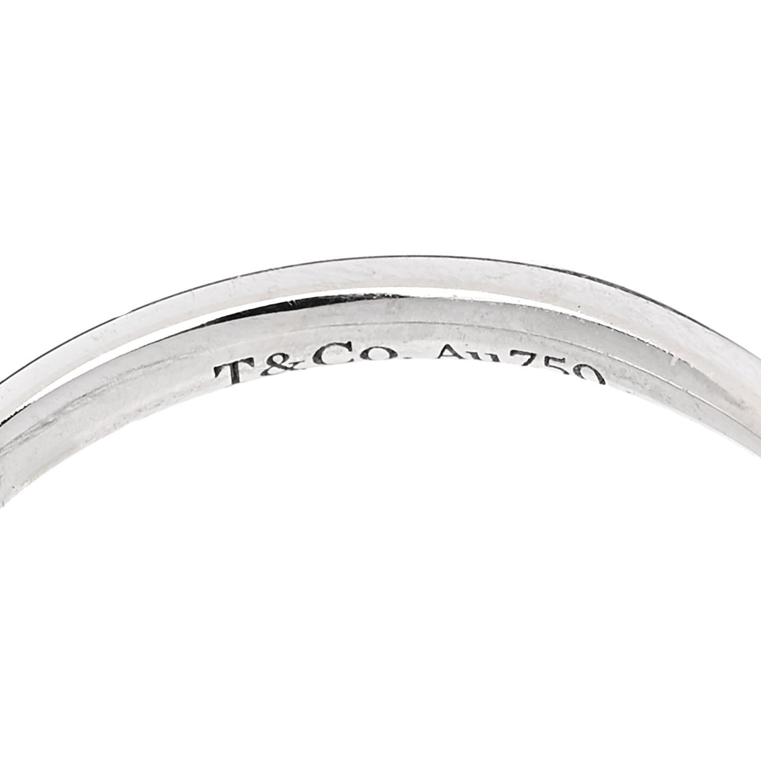Tiffany 18K White Gold Diamond Paloma's Graffiti Love Ring 53 6.5 4 of 6