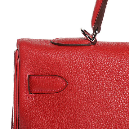 Hermes Togo Kelly Retourne 35 Rouge Casaque 22 of 28