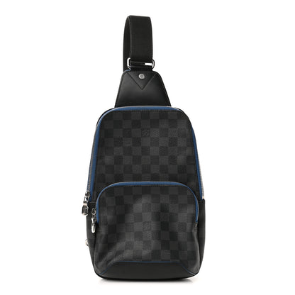 Louis Vuitton Damier Graphite Avenue Sling Backpack Blue 1 of 13