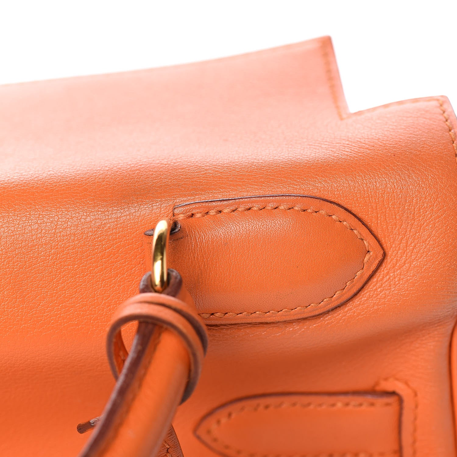 Hermes Swift Kelly Retourne 32 Orange 29 of 38