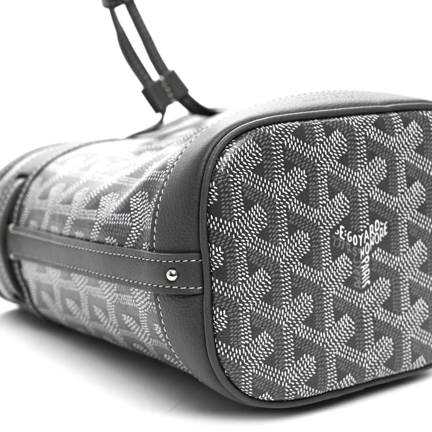 Goyard Goyardine Petit Flot Mini Bucket Bag Grey 9 of 10