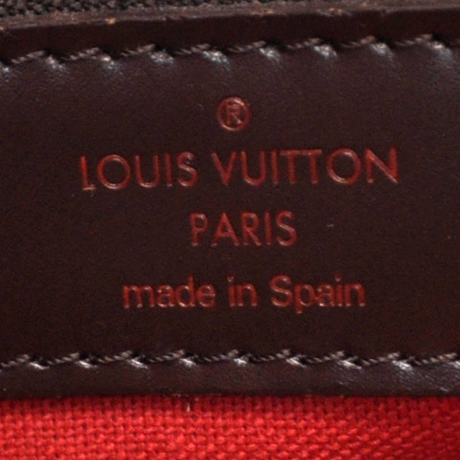 Louis Vuitton Damier Ebene Cabas Rivington 6 of 9