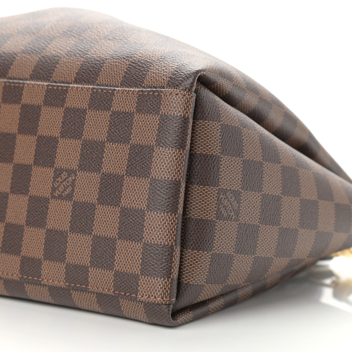 Louis Vuitton Damier Ebene Odeon Tote MM Black 8 of 9