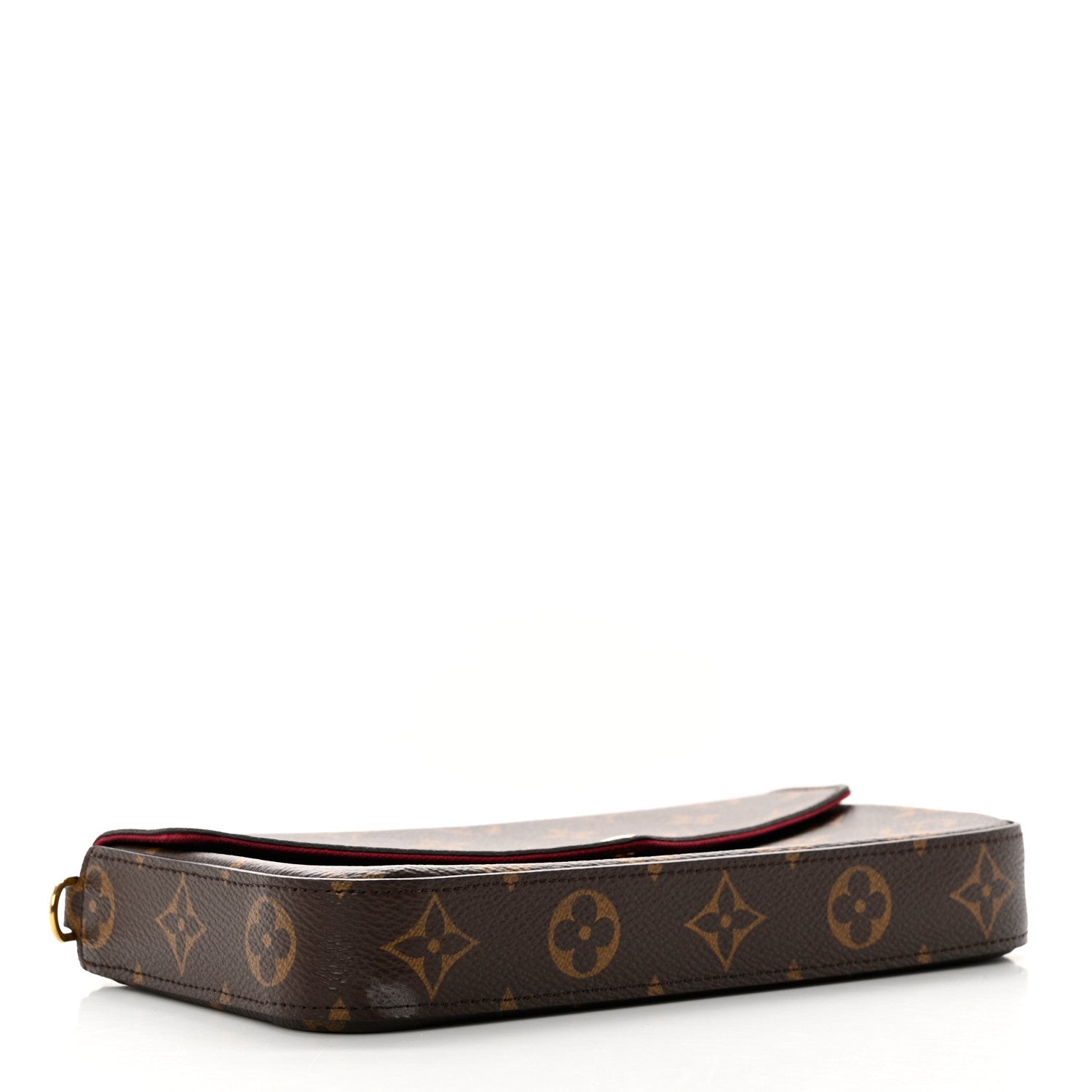 Louis Vuitton Monogram Pochette Felicie Chain Wallet Fuchsia 4 of 8