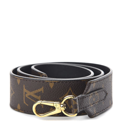 Louis Vuitton Monogram Bandouliere Shoulder Strap Black 1 of 3