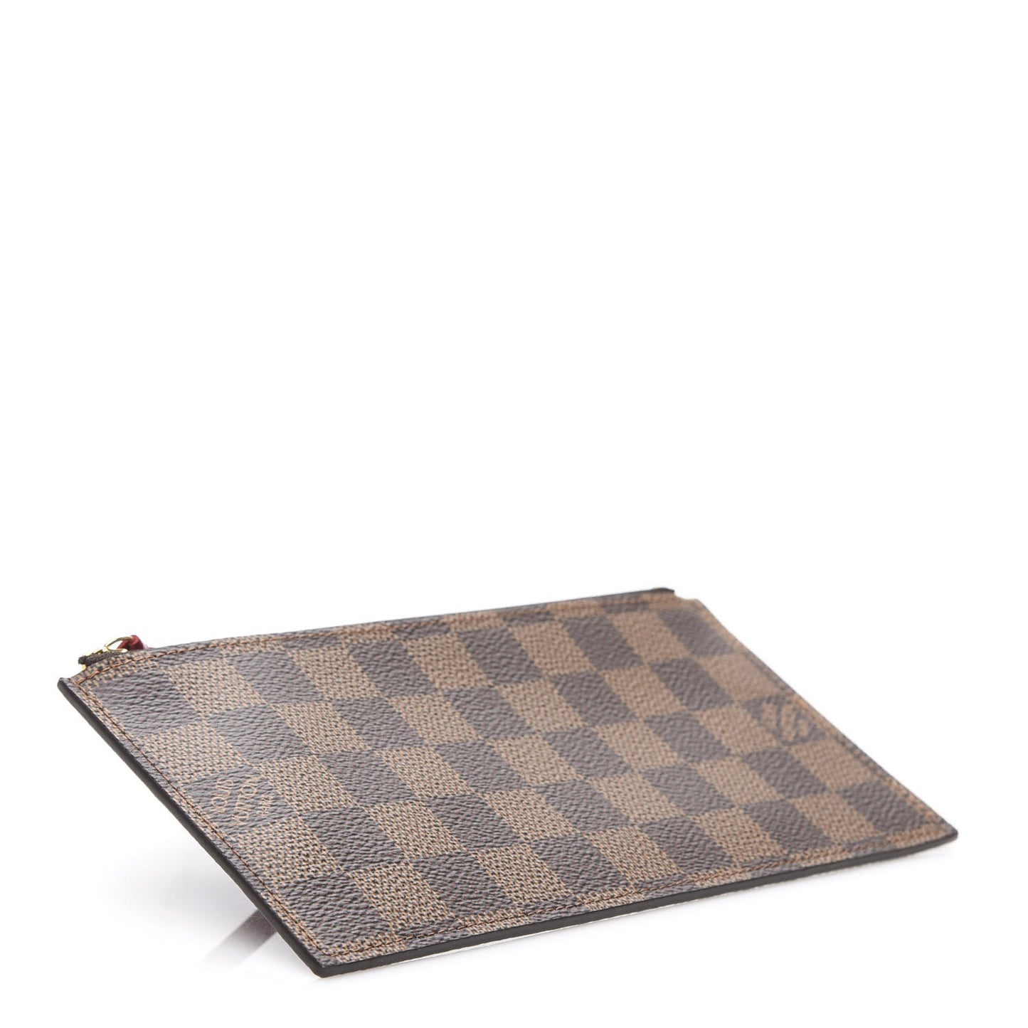 Damier Ebene Felicie Chain Wallet Zippered Insert