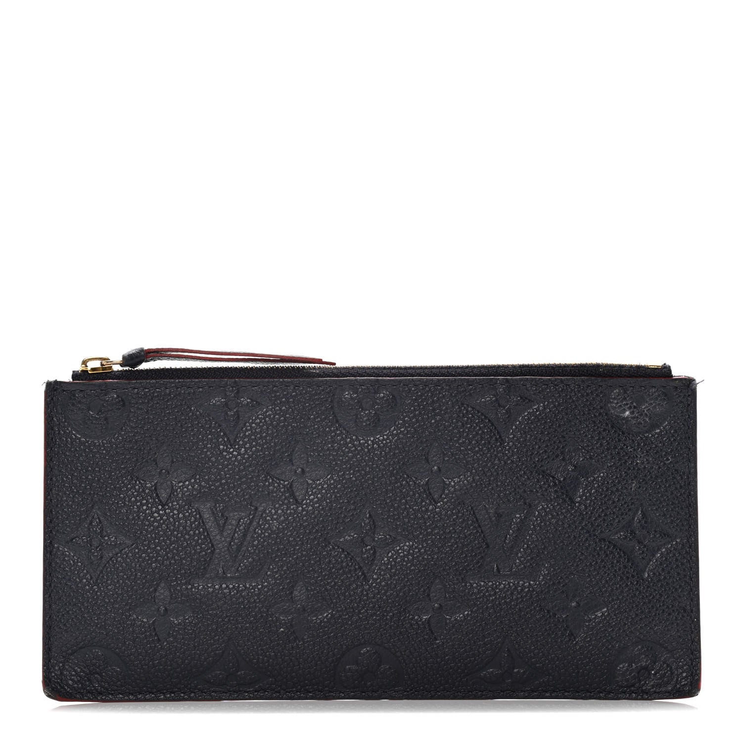 Louis Vuitton Empreinte Felicie Chain Wallet Zippered Insert Marine Rouge 1 of 14
