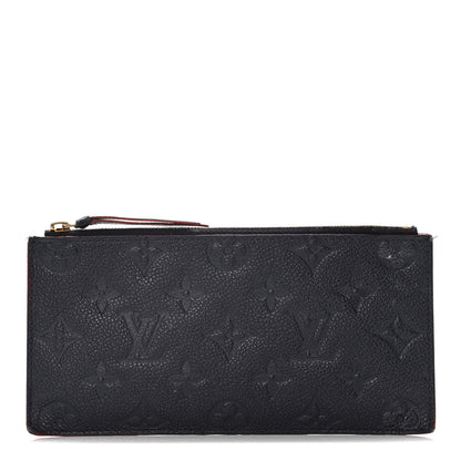 Louis Vuitton Empreinte Felicie Chain Wallet Zippered Insert Marine Rouge 1 of 14