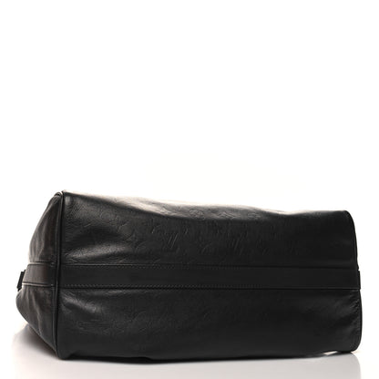 Louis Vuitton Calfskin Shadow Monogram Mens Speedy Bandouliere 40 4 of 9