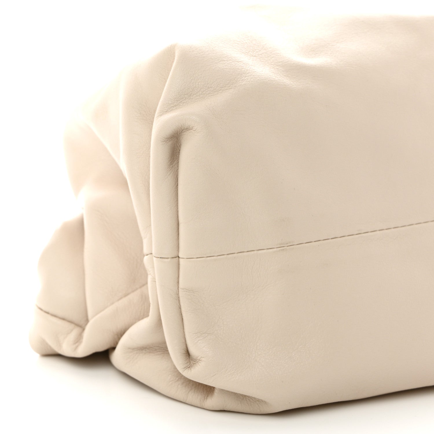 Bottega Veneta Smooth Butter Calf The Pouch Oversized Clutch Mist 9 of 12