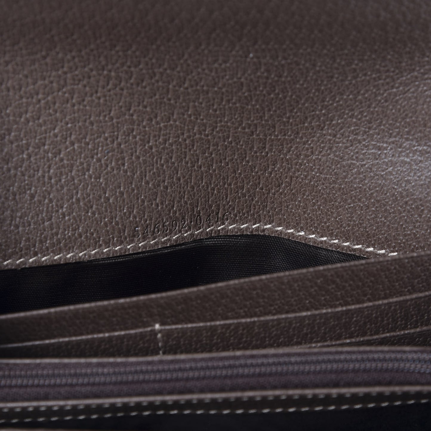 GG Supreme Monogram Web Ophidia Wallet On Chain Brown