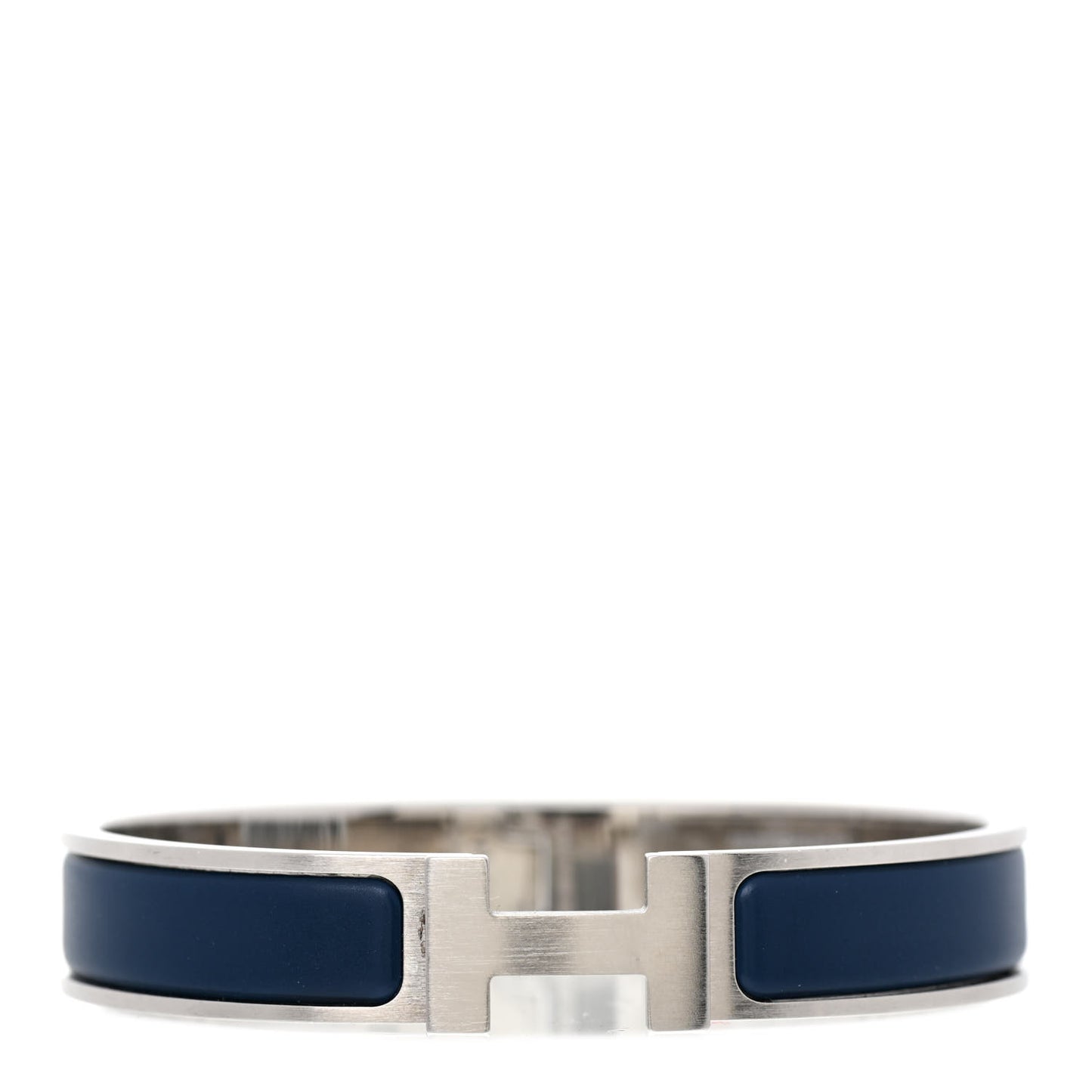 Matte Enamel Narrow Clic Clac HH Bracelet Bleu Biarritz