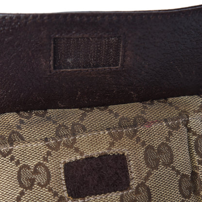 Gucci Monogram Web Belt Bag Dark Brown 18 of 20