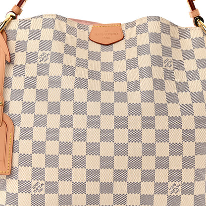 Louis Vuitton Damier Azur Graceful PM Rose Ballerine 7 of 9